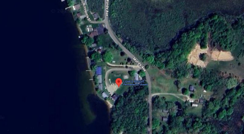 Loves Resort (Northern Glory Landing) - Aerial Map